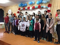 Хоккеисты «Рубина» посетили школу в Тюнёво
