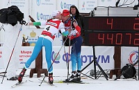 Лыжные гонки. Чемпионат России. Женщины. Скиатлон на 15 км. 25 марта 2014 года