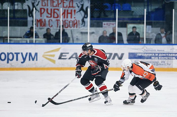 Чемпионат ВХЛ. "Рубин" - "Спутник" (Нижний тагил) - 3:2 (Б). 29 октября 2013 года
