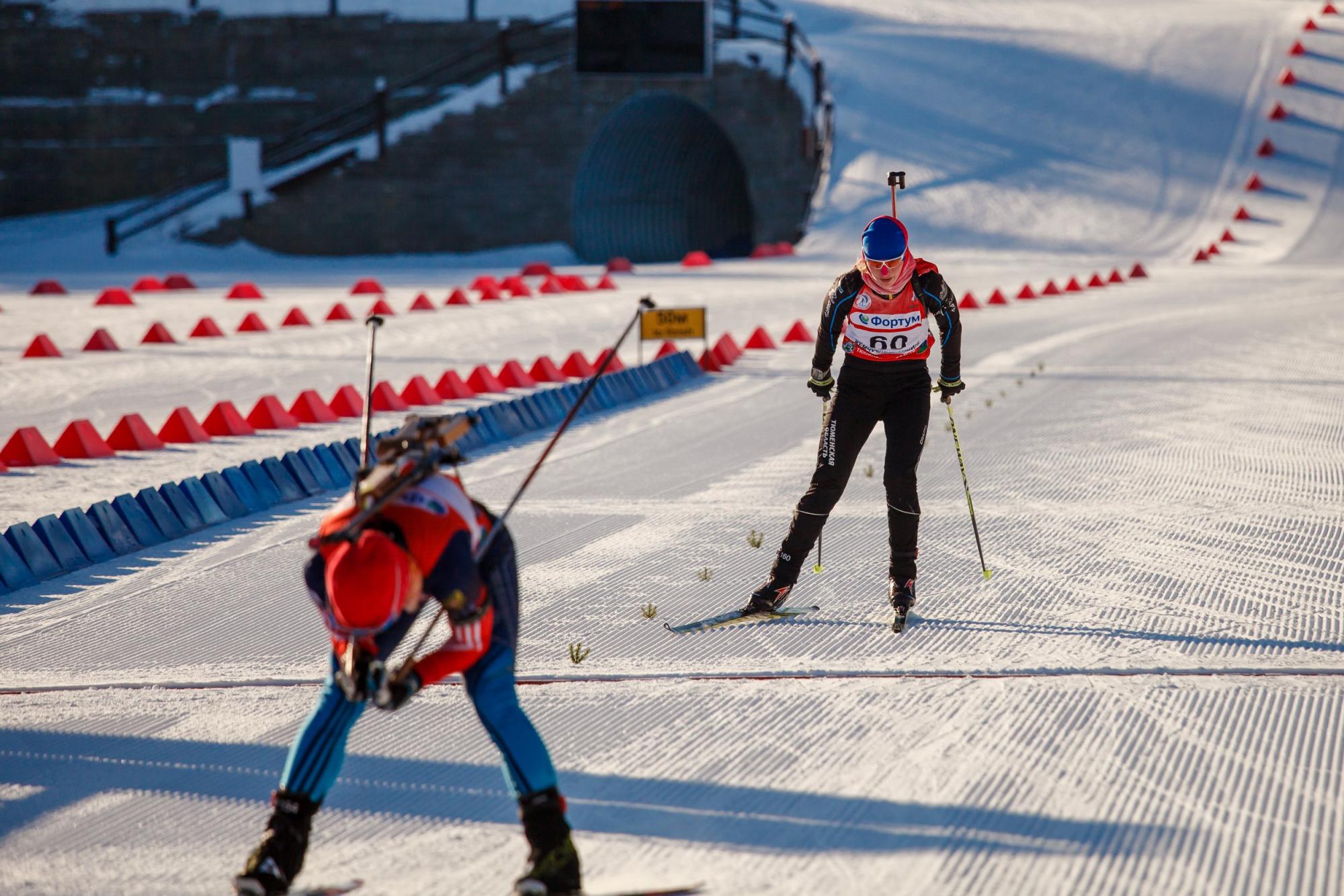 Лыжные гонки в Увате. УРФО по биатлону в Увате 2023. Персьют в лыжных гонках. УРФО Уват биатлон 2023 года.