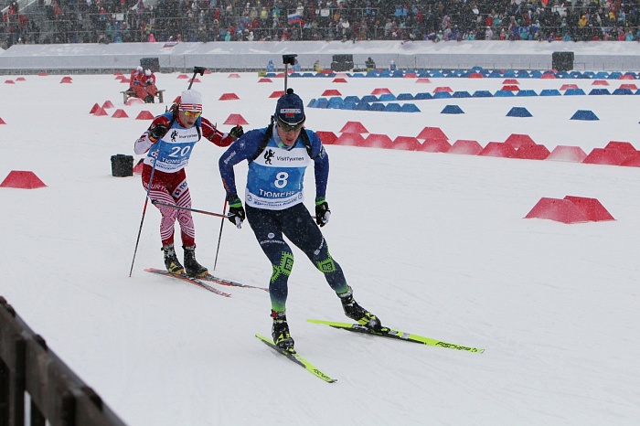 Белорусский биатлонист Никита Лобастов: «В Тюмени чувствуем поддержку российских болельщиков»
