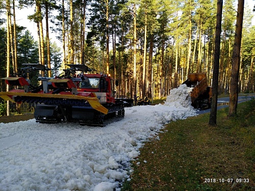 В «Жемчужине Сибири» готовят снежный круг