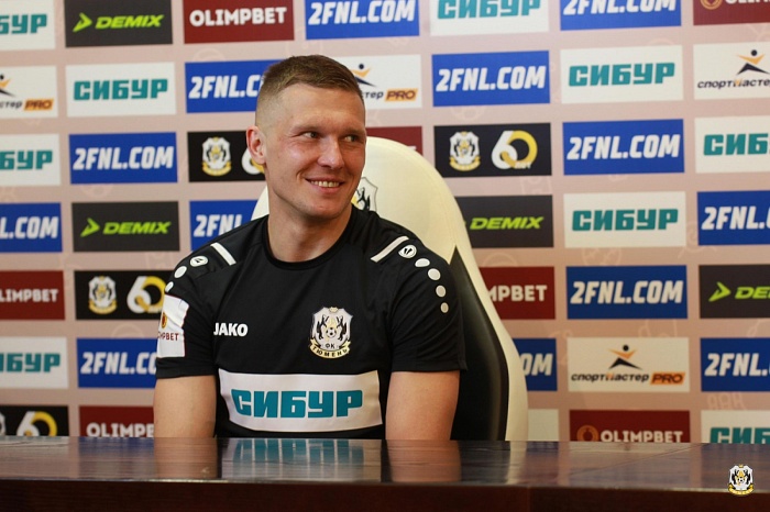 Форвард ФК «Тюмень» Антон Кобялко: «Против «Тюмени» было тяжелее, чем против «Динамо» из Барнаула»