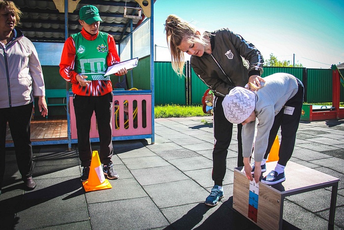 В Сладково ГТО сдавали дошколята