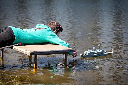 Судомоделисты стартовали на двух озерах (ВИДЕО)