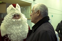 Дед Мороз и Снегурочка в гостях у ХК "Рубин"