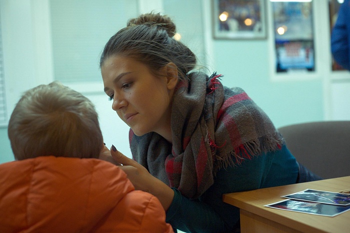 Дед Мороз и Снегурочка в гостях у ХК "Рубин"