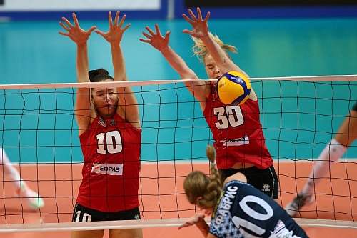 Котова идет  третьей в списке лучших блокирующих