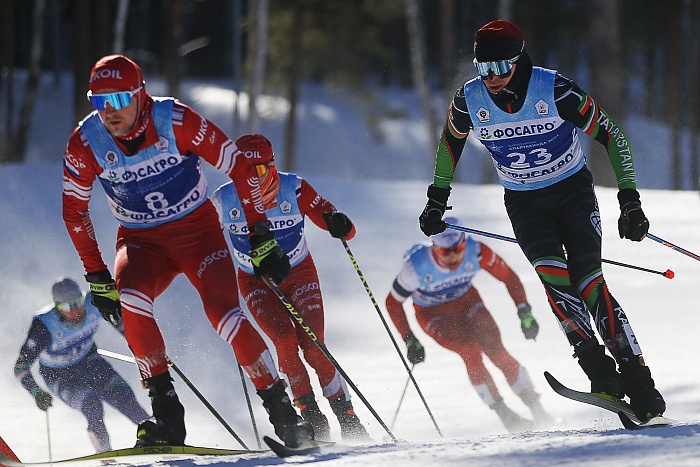 Спартакиада сильнейших по лыжным гонкам. Масс-старт. Мужчины