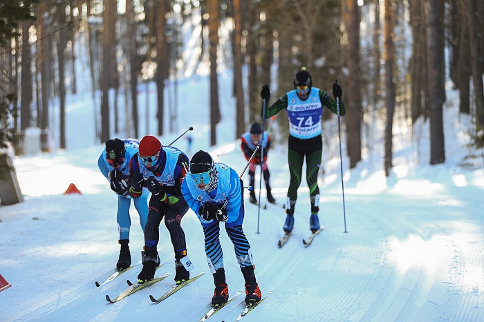 Спартакиада сильнейших по лыжным гонкам. Масс-старт. Мужчины