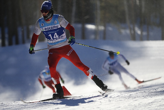 Спартакиада сильнейших по лыжным гонкам. Масс-старт. Мужчины