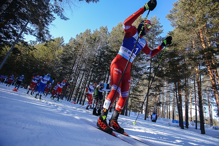 Спартакиада сильнейших по лыжным гонкам. Масс-старт. Мужчины