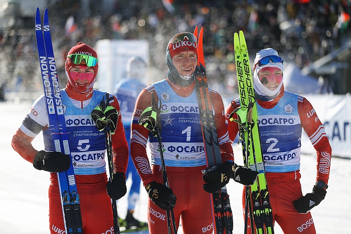 Спартакиада сильнейших по лыжным гонкам. Масс-старт. Мужчины