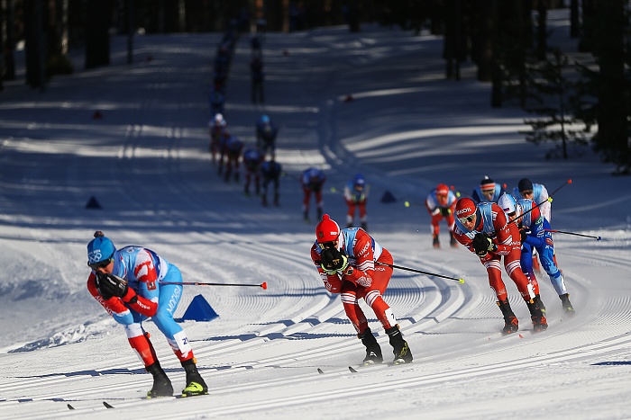 Спартакиада сильнейших по лыжным гонкам. Масс-старт. Мужчины
