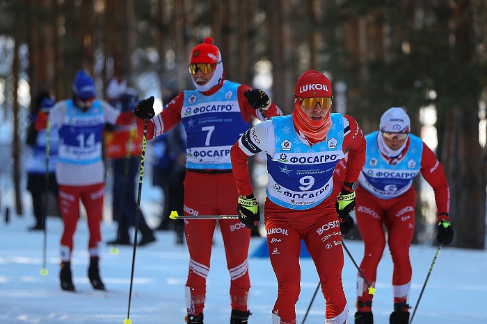 Спартакиада сильнейших по лыжным гонкам. Масс-старт. Мужчины