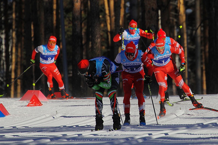 Спартакиада сильнейших по лыжным гонкам. Масс-старт. Мужчины