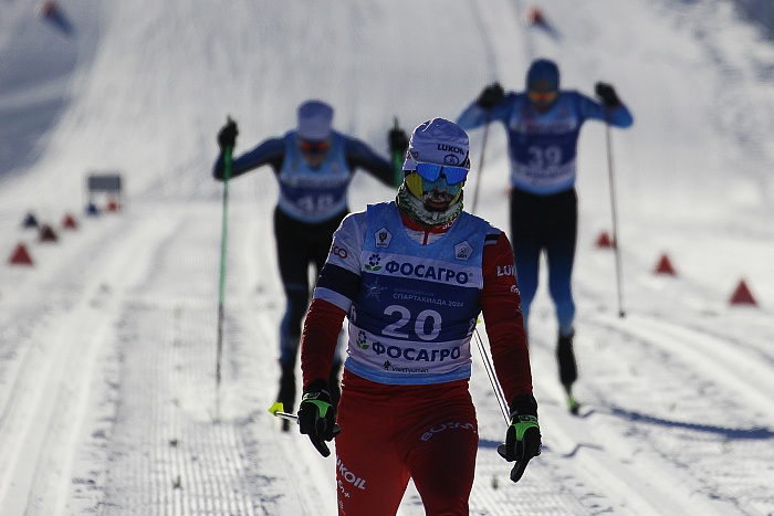 Спартакиада сильнейших по лыжным гонкам. Масс-старт. Мужчины