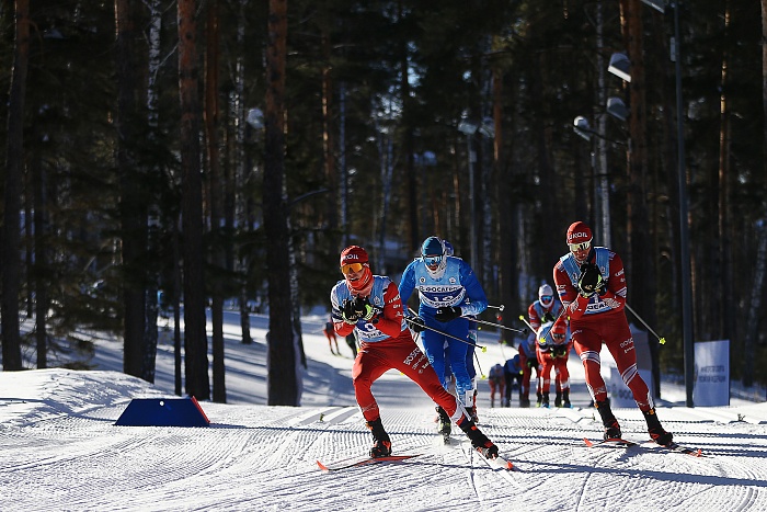 Спартакиада сильнейших по лыжным гонкам. Масс-старт. Мужчины