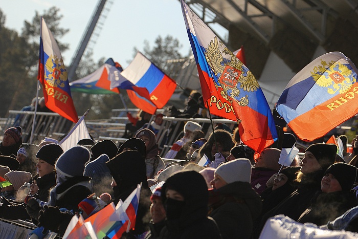 Спартакиада сильнейших по лыжным гонкам. Масс-старт. Мужчины