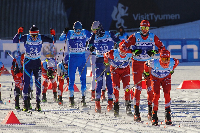 Спартакиада сильнейших по лыжным гонкам. Масс-старт. Мужчины