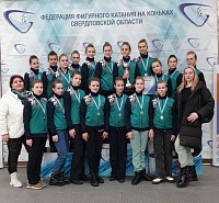 Тюменская «Астарта» выиграла серебро на Всероссийских соревнованиях «Уральские узоры» по синхронному катанию