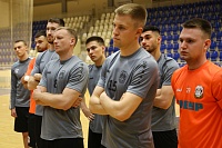 Тренировка МФК «Тюмень» под началом нового наставника Максима Горбунова