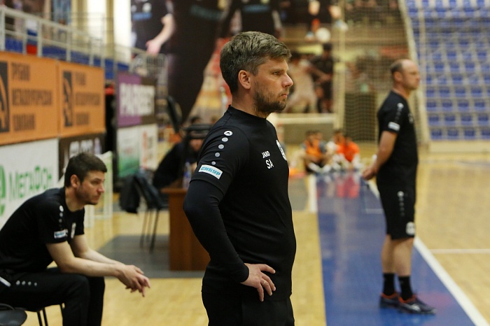 Тренировка МФК «Тюмень» под началом нового наставника Максима Горбунова