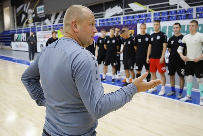 Первая тренировка мини-футбольной команды «Тюмень-дубль» в сезоне 2024/2025