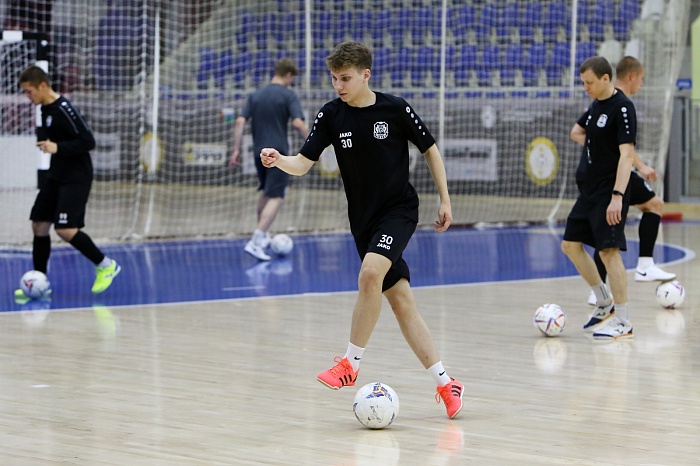 Первая тренировка мини-футбольной команды «Тюмень-дубль» в сезоне 2024/2025