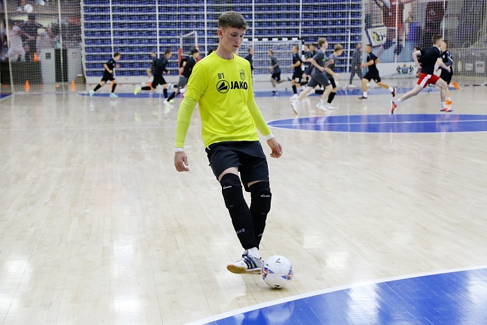 Первая тренировка мини-футбольной команды «Тюмень-дубль» в сезоне 2024/2025