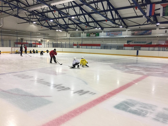 Мастер-класс Сергея Горева по технике катания с воспитанниками ДЮСШ № 1 Тобольска 2009 года рождения