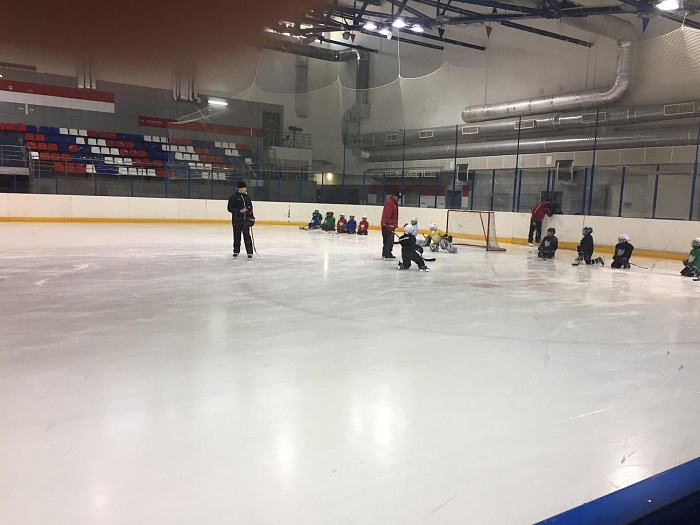 Мастер-класс Сергея Горева по технике катания с воспитанниками ДЮСШ № 1 Тобольска 2009 года рождения