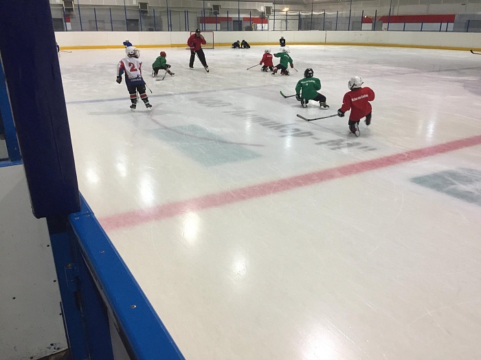 Мастер-класс Сергея Горева по технике катания с воспитанниками ДЮСШ № 1 Тобольска 2009 года рождения