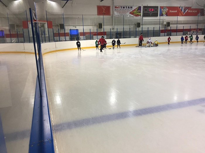 Мастер-класс Сергея Горева по технике катания с воспитанниками ДЮСШ № 1 Тобольска 2009 года рождения