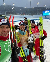 Денис Спицов в снегопад добыл олимпийское золото в эстафете!