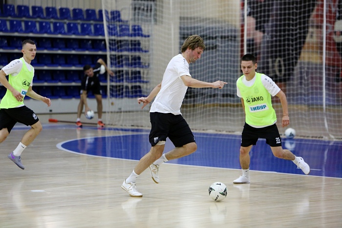 Первая тренировка мини-футбольного клуба «Тюмень» в сезоне 2024/2025