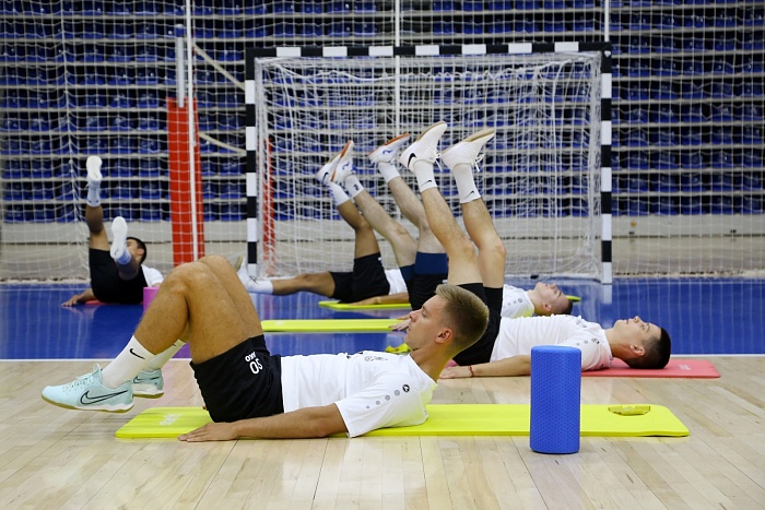 Первая тренировка мини-футбольного клуба «Тюмень» в сезоне 2024/2025