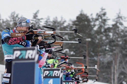 Третий этап PARI-Кубка России по биатлону в Тюмени. Большой масстарт. Мужчины
