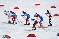 Лыжницы тренируются в Кисловодске