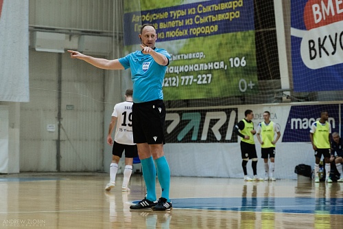 Тюменский арбитр отсудит решающий матч «Финала четырёх» по футзалу