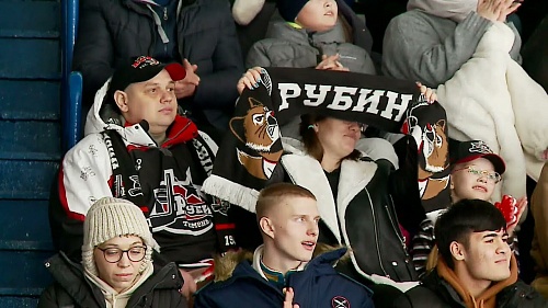 Обзор матча OLIMPBET-ВХЛ: "Рубин" - "Рязань-ВДВ" (4:1)