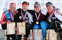 Лыжные гонки. Чемпионат России. Женская эстафета. 28 марта 2014 года