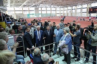 Открытие легкоатлетического манежа в Тюмени