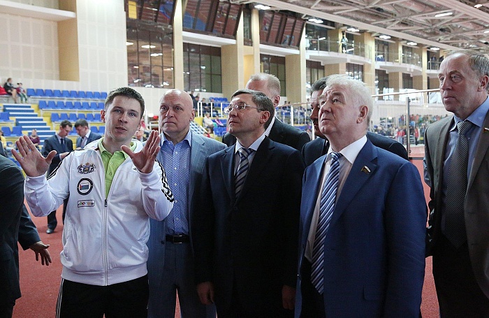 Открытие легкоатлетического манежа в Тюмени