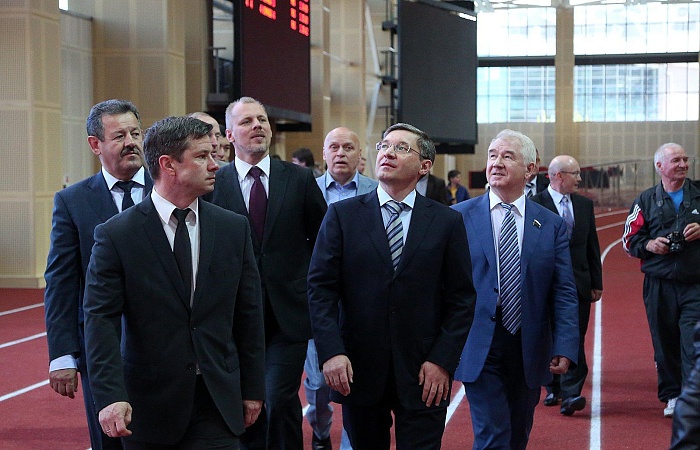 Открытие легкоатлетического манежа в Тюмени