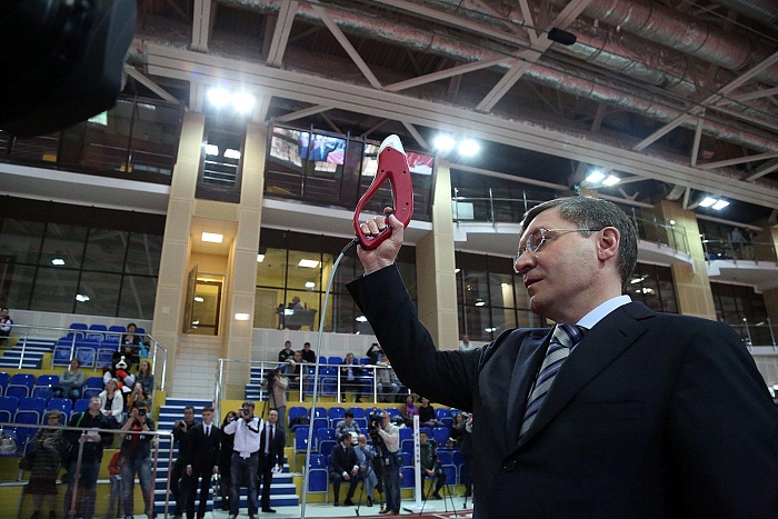 Открытие легкоатлетического манежа в Тюмени