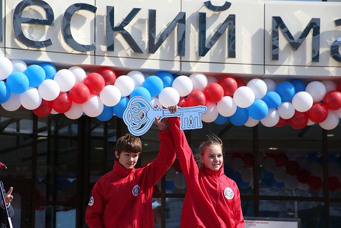 Открытие легкоатлетического манежа в Тюмени