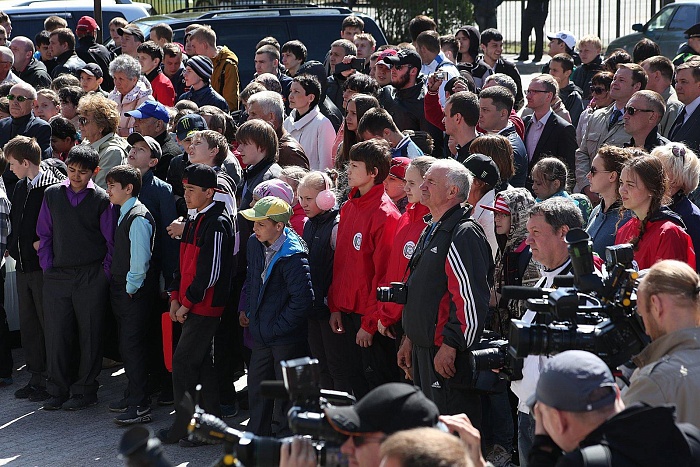 Открытие легкоатлетического манежа в Тюмени