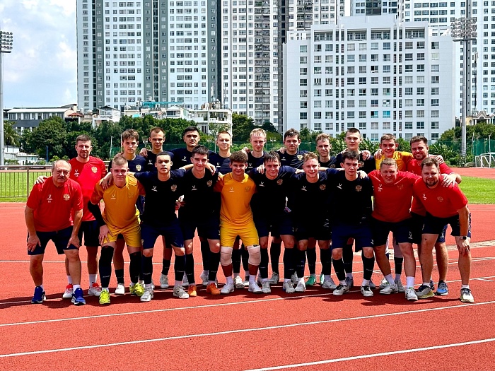 Юношеская сборная России по футзалу упустила победу в Хошимине