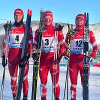 Анна Грухвина и Артём Мальцев остались в шаге от медалей спринта Кубка России по лыжам